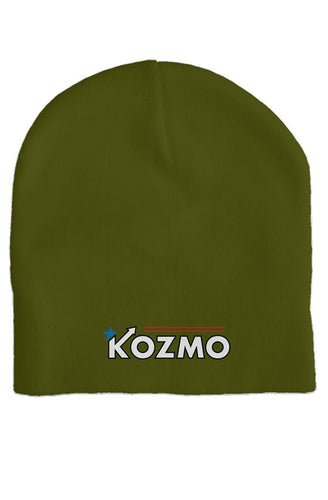 Full Kozmo Head Wrap Skull-Warmer Beanie Olive